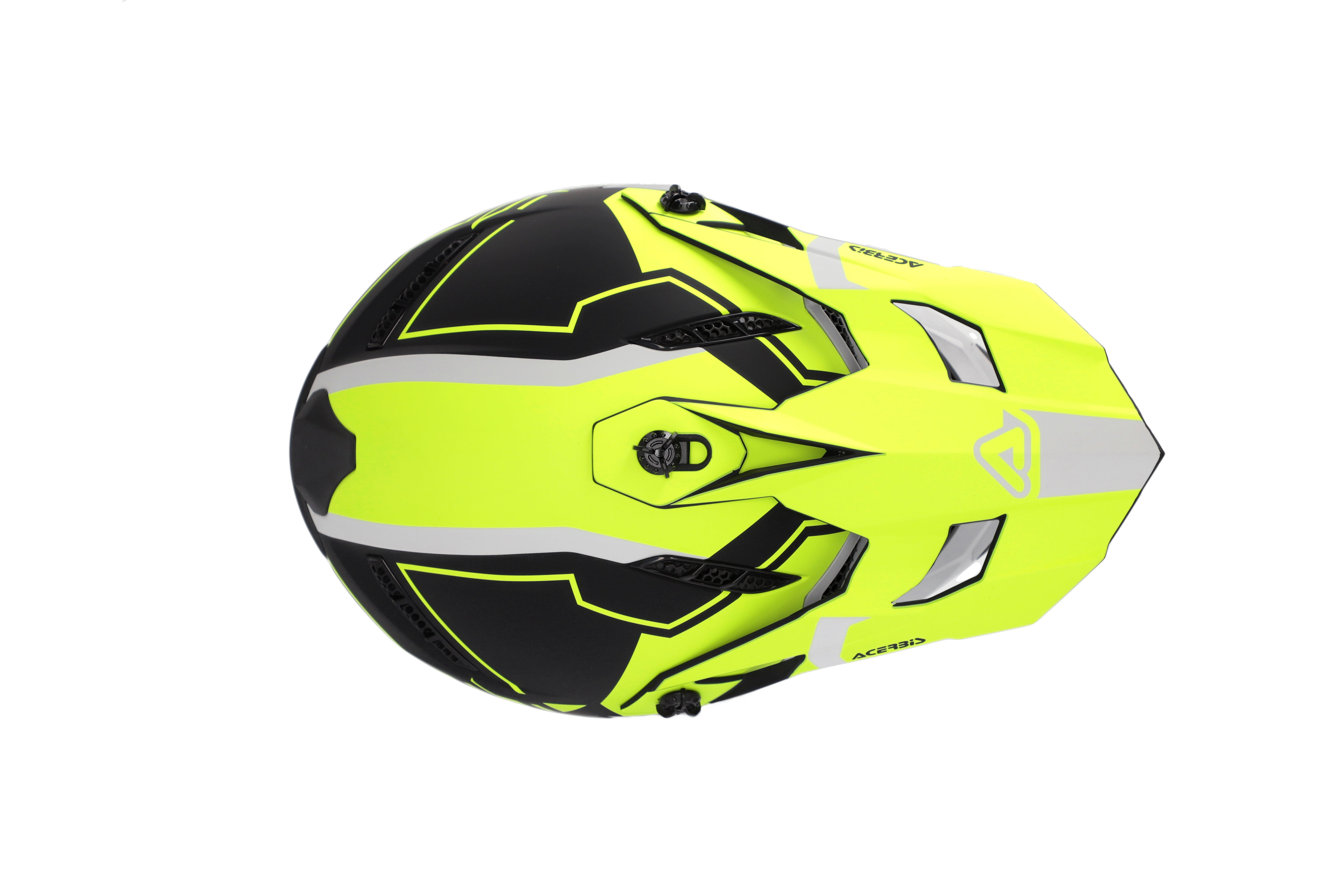 CASCO Cross / Enduro / Super Motard Acerbis PROFILE 5 Nero/Giallo Fluo/Grigio