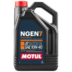 MOTUL NGEN 7 10W40 Olio Motore Moto 4T Sostenibile Sintetico con Specifica JASO MA2 (2023)