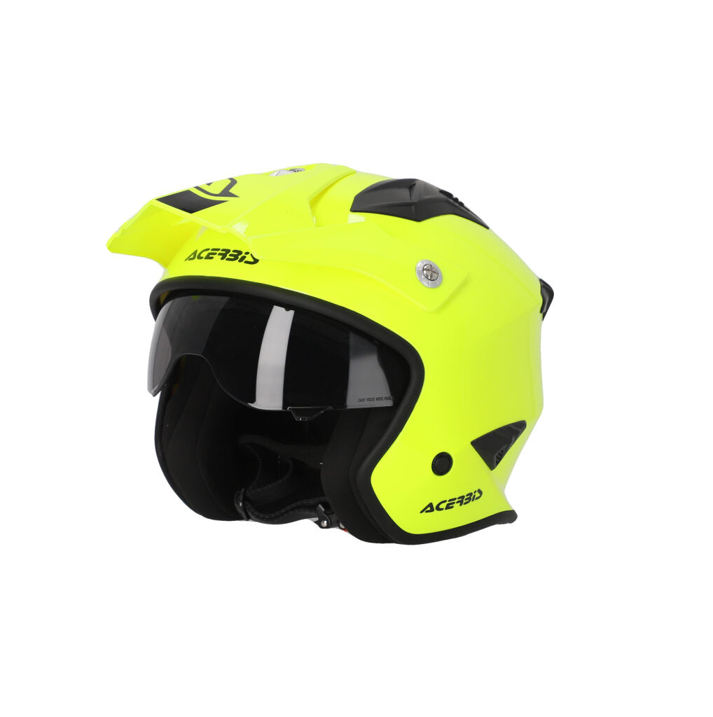 Casco Moto Jet Acerbi Aria Blu4 - Omologato ECE/ONU 22.05 - Taglia XS - Leggero E Ventilato