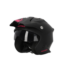 Acerbis ARIA JET HELMET Black/Pink 