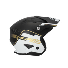 CASCO JET Acerbis ARIA Negro/Blanco/Oro 