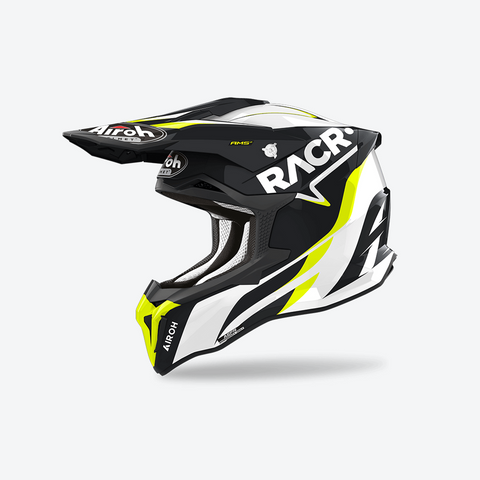 AIROH STRYCKER Casco Moto Cross enduro grafica RACR