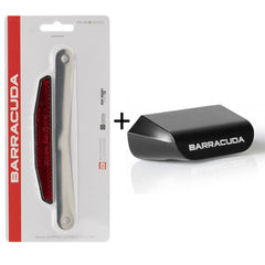 Barracuda KIT Catarifrangente Catadiottro NCAT + Lucetarga N1002 Omologato per barracuda portaTarga Moto