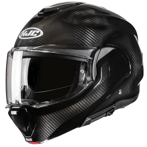 HJC Casco Modulare in Carbonio Convertibile HJC F100 Carbon Nero Lucido 2026
