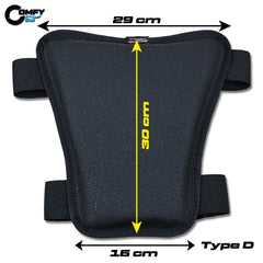 COMFY GEL - Comfort System cushion - Type D to make the motorcycle seat more comfortable 