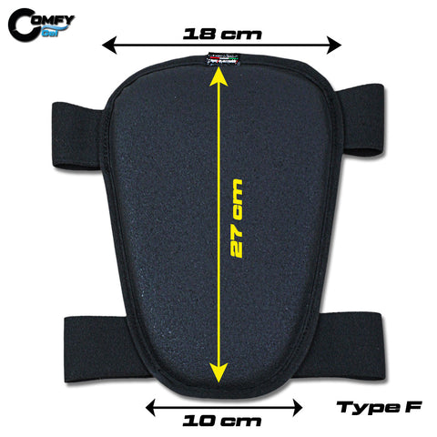 COMFY GEL - Cojín Comfort System - Tipo F para hacer más cómodo el asiento de la moto 