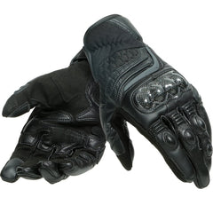 DAINESE CARBON 3 SHORT GLOVES - Guanti moto in pelle con protezioni in carbonio