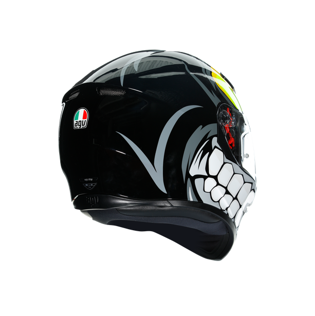 Casco integrale Agv K3 Sv Angry black helmet moto