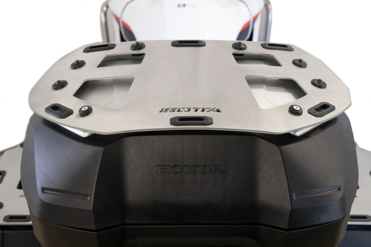 ISOTTA Portapacchi in alluminio per bauletto superiore originale per HONDA SPAZZOLATO LUCIDO - PP194
