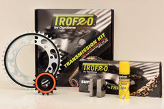 Kit Trasmissione Trofeo per KAWASAKI Z 750 2004 con attrezzo e spray catena