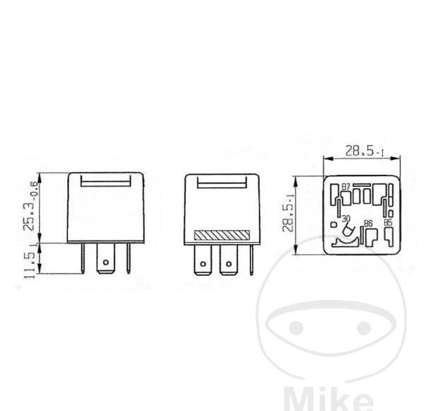 BOSCH Multifunction RELAY 0332019457 for BMW R 45 N