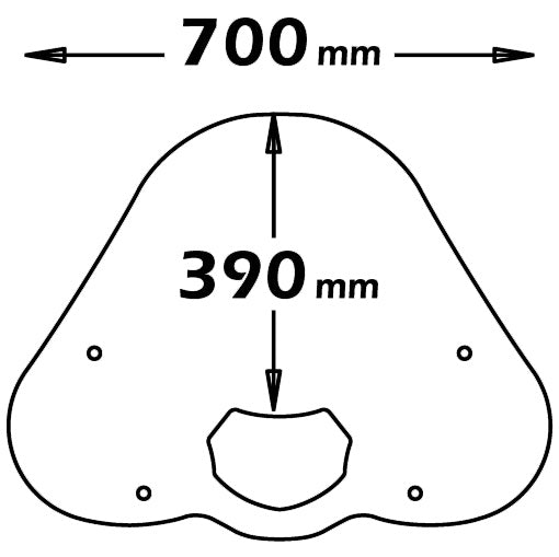 ISOTTA Parabrezza summer HONDA SH 125i-150i  2001 - 2004 - s19fc