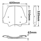 ISOTTA high screen for BMW R 1200 R 2011 - 2014