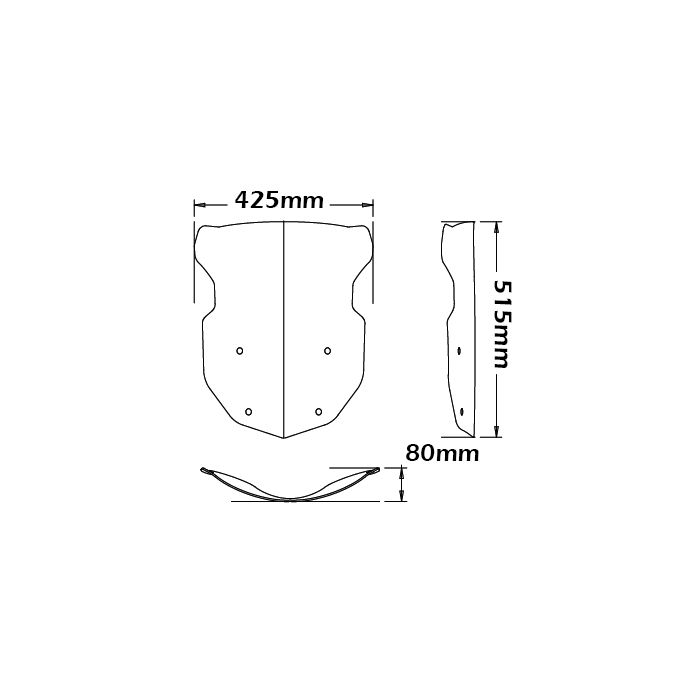 ISOTTA CUPOLINO ALTO BMW R 1200-1250 GS - sc1057-FC