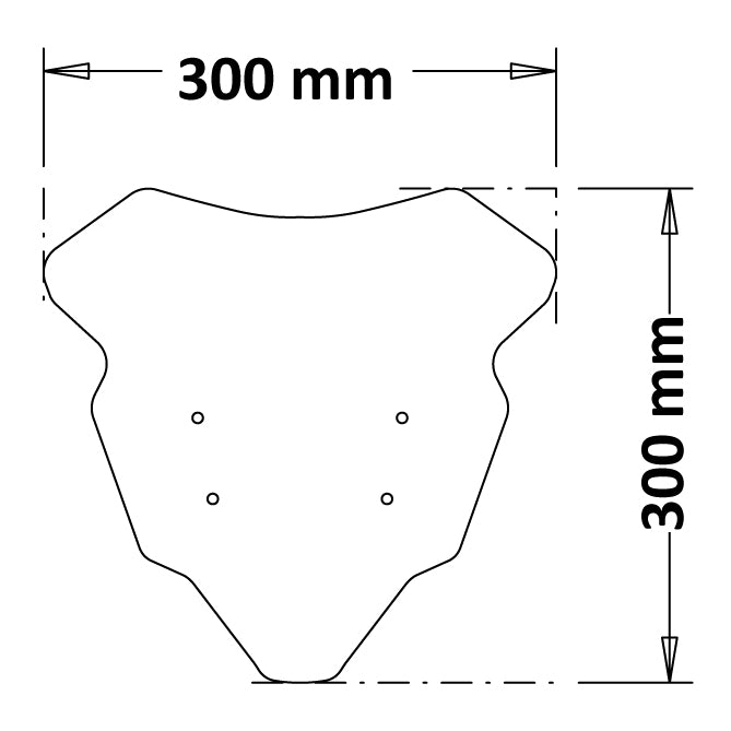 ISOTTA CUPOLINO TOURING PER YAMAHA MT-07 2021 - SC391-FS