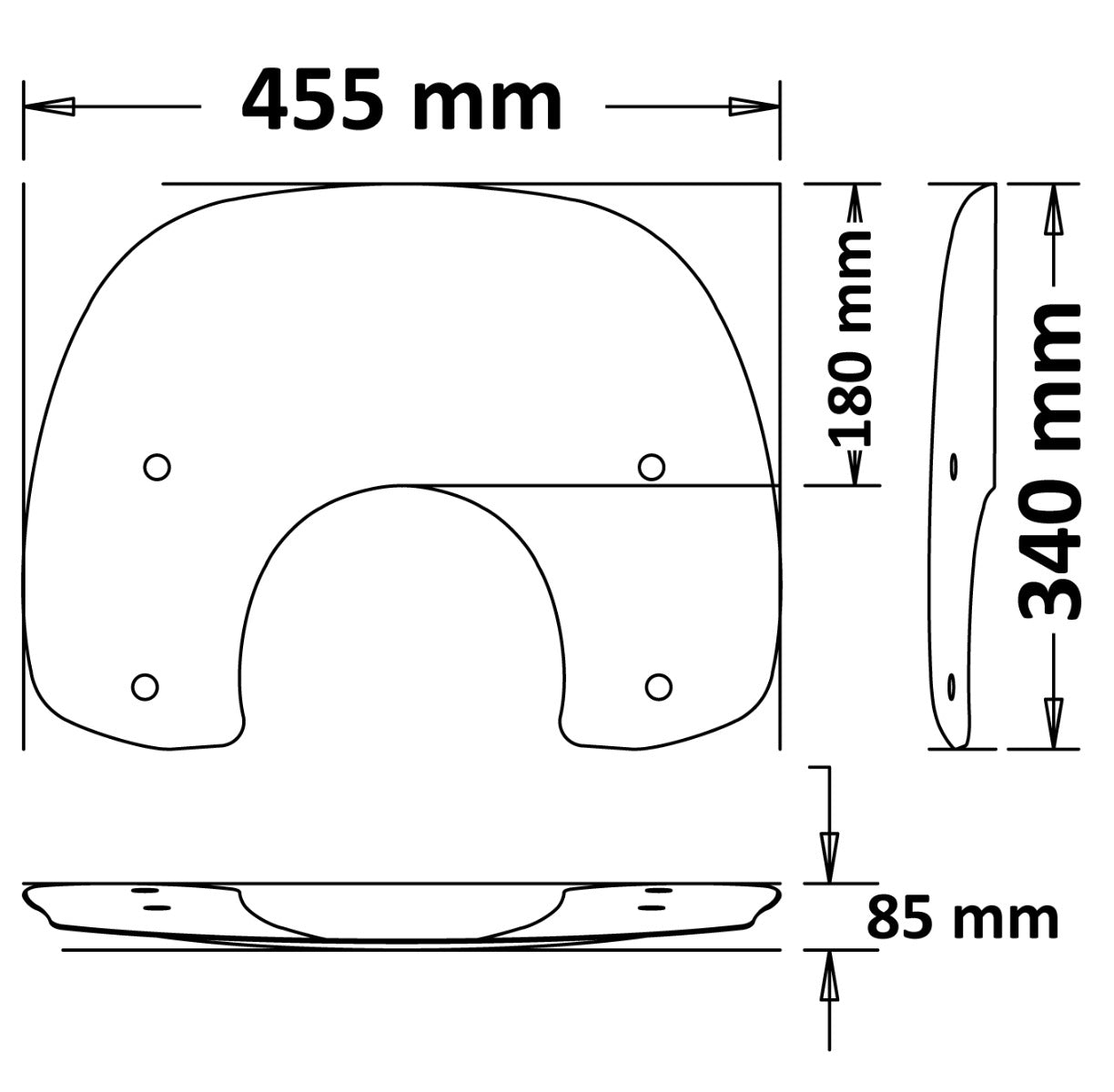 ISOTTA CUPOLINO TIPO ORIGINALE fume chiaro - SC4168-FC