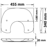 ISOTTA CUPOLINO TIPO ORIGINALE fume chiaro - SC4168-FC