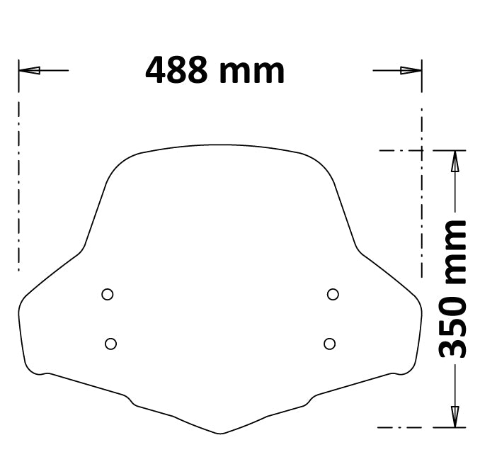 ISOTTA Cupolino per HONDA SH 125-350 i 2021 - 2022 - sc4556-FC