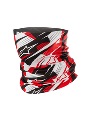 Scaldacollo estivo Alpinestars Neck Tube bianco nero rosso