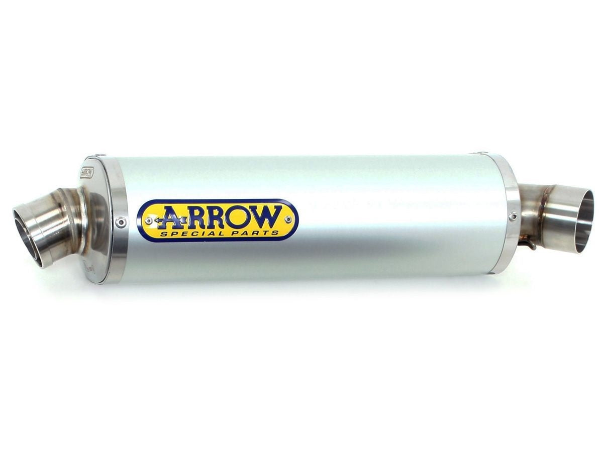 ARROW Honda Transalp 750 2023 Indy Race aluminum silencer with stainless steel end cap