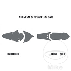 ADESIVI PARASPRUZZI TWIN AIR
PROTEZIONE ANTIFANGO KTM EXC 150 TPI 2020