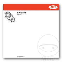 Kit catena corona pignone rapportatura di serie per  SUZUKI GS500
JMT X-RING 520X2 ORO APERTA