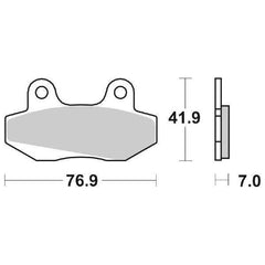 PASTIGLIE FRENO SBS 103HM 656103HM GARELLI JOKER 2 125 2002