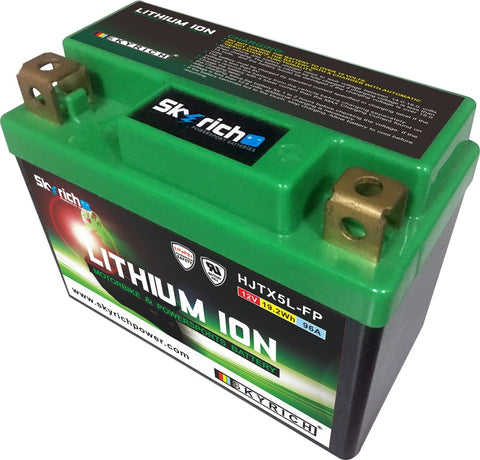 Batteria al litio Skyrich LITX5L (con spia di carica) per APRILIA