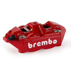 BREMBO pinza sx m4 int. 100 mm. rossa logo bianco