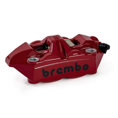 BREMBO pinza sx m4 int. 100 mm. rossa logo nero