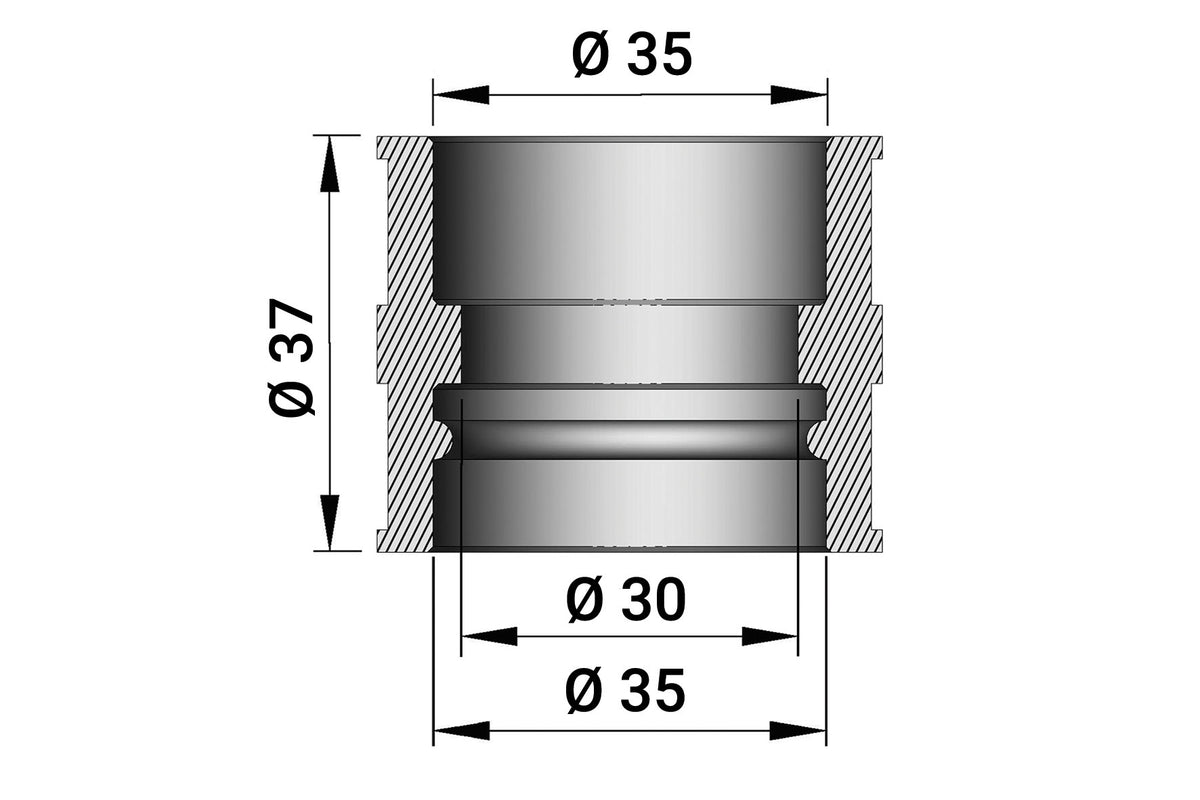 MALOSSI MANICOTTO per carb. VHSA 28-30 (37 mm)