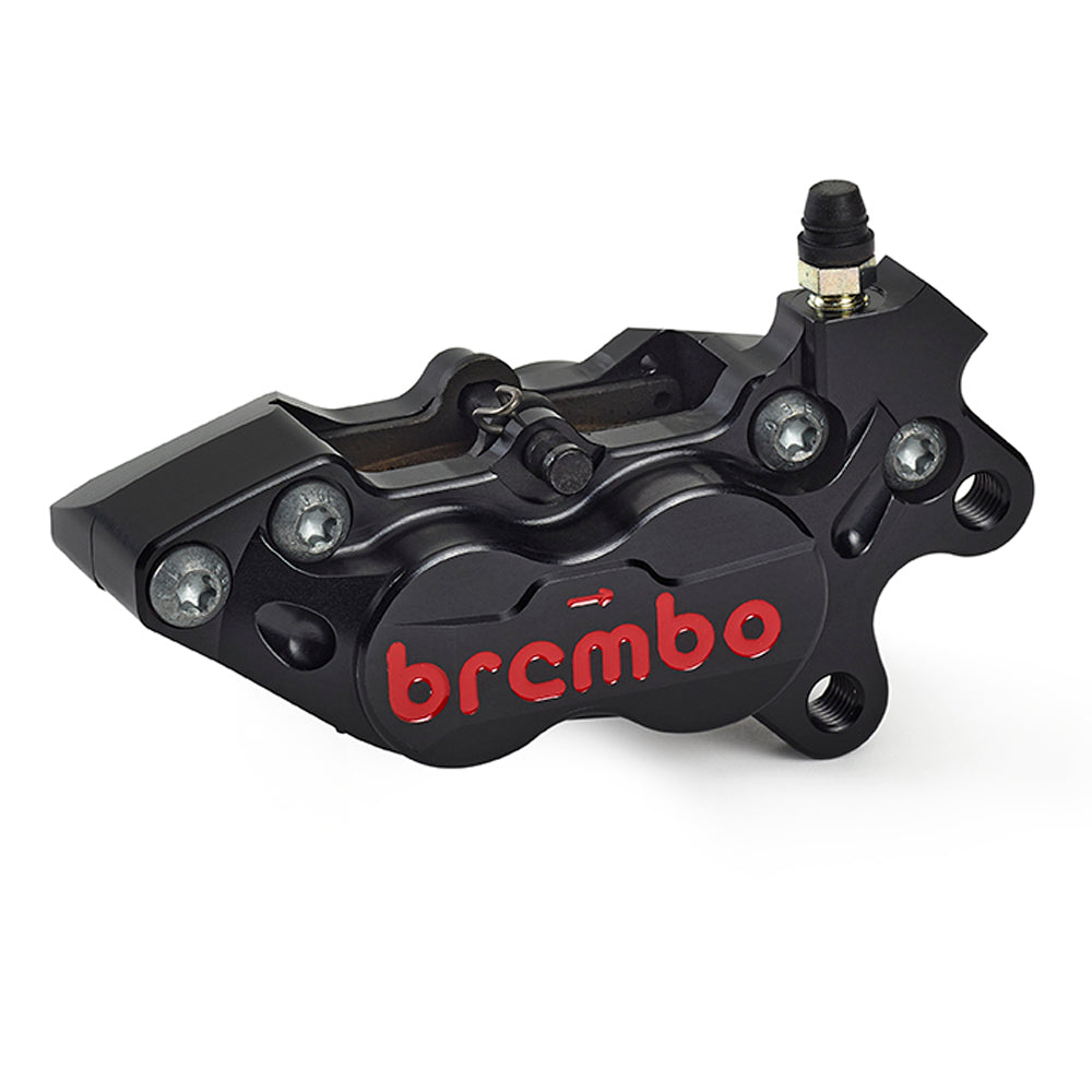 BREMBO pinza cnc dx p4-40 rr int. 40 mm nera logo rosso