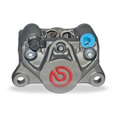 BREMBO pinza p2-rs84 sx titanium int. 84 mm. logo rosso