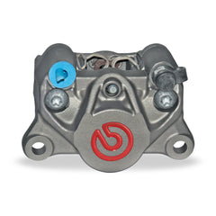 BREMBO pinza p2-rs84 dx titanium int. 84 mm. logo rosso