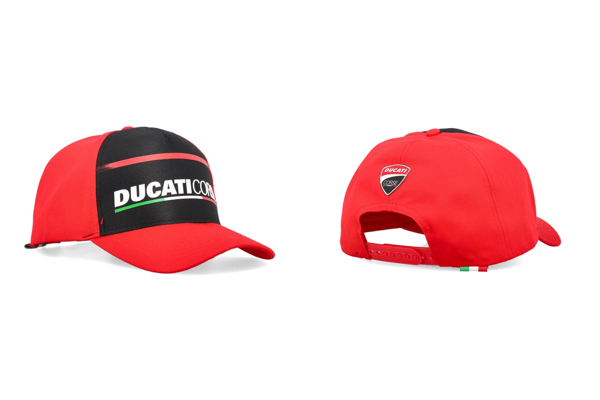 Cappellino Ducati Corse - Logo Ducati - Red and Black
