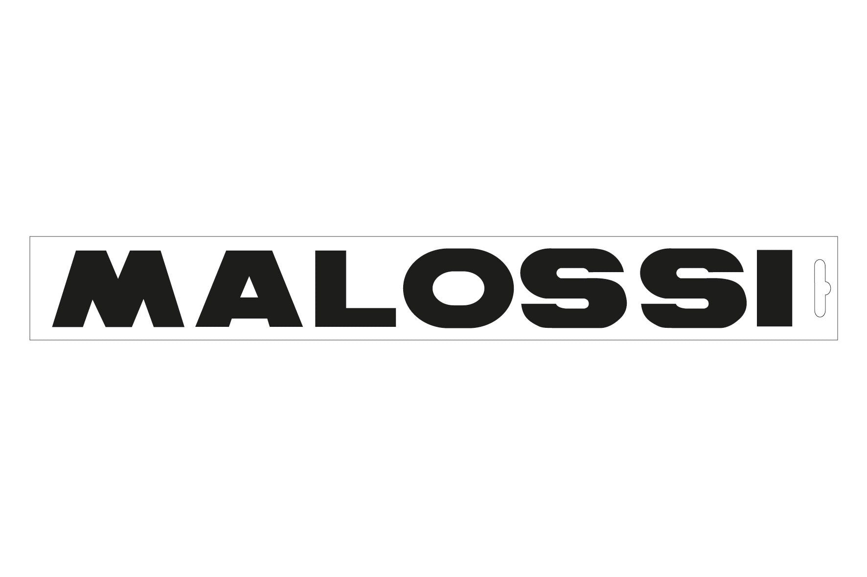 MALOSSI 25 ADESIVI PRESPAZIATI MALOSSI NERO - 32 cm