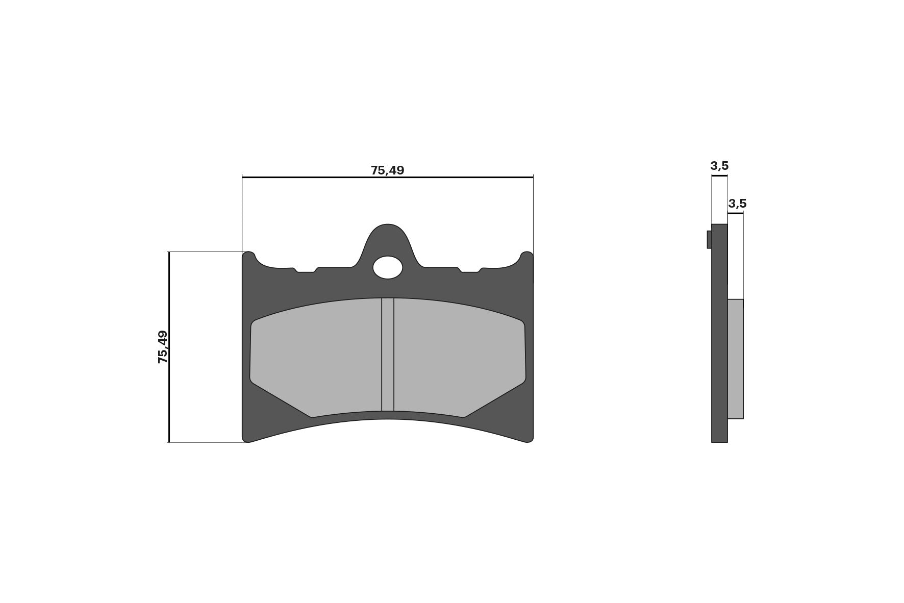 MALOSSI BRAKE PADS MHR per F36R RUNNER 50>200