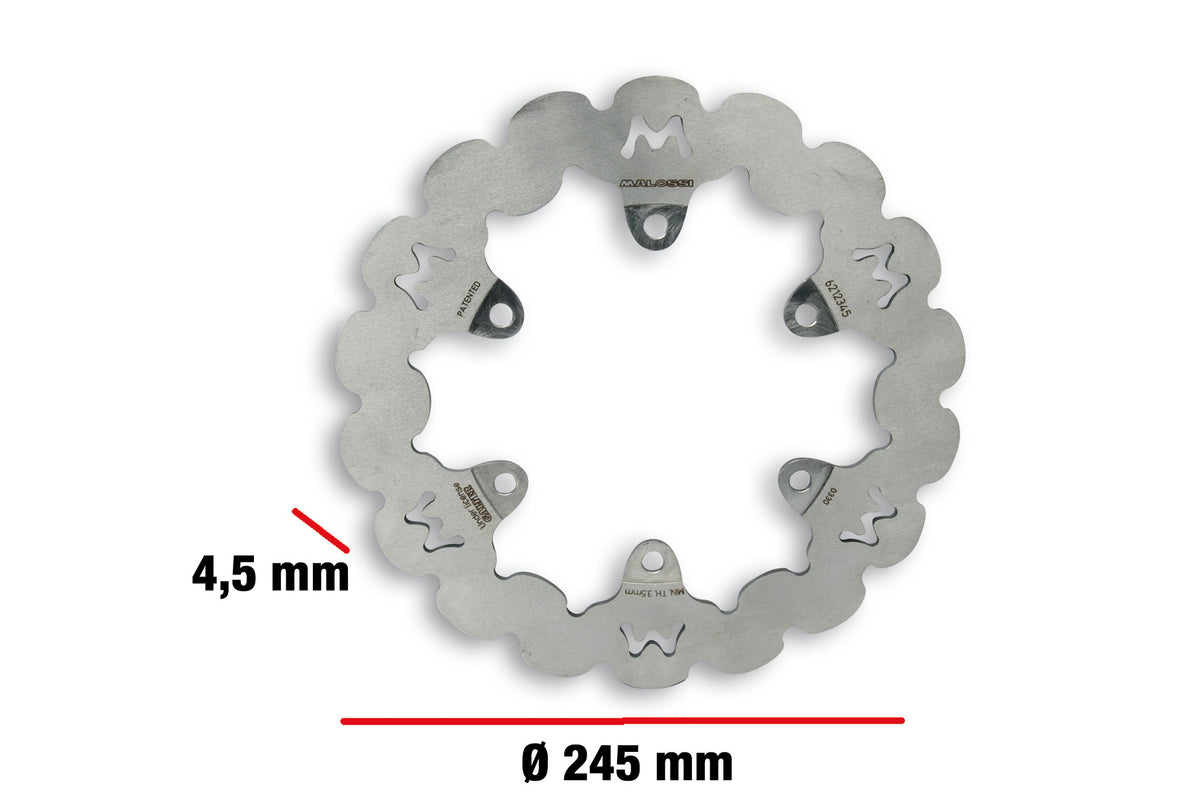 MALOSSI WHOOP DISC disco freno Ø est. 245 - spessore 4,5 mm
