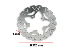 MALOSSI WHOOP DISC disco freno Ø est. 220 - spessore 4 mm