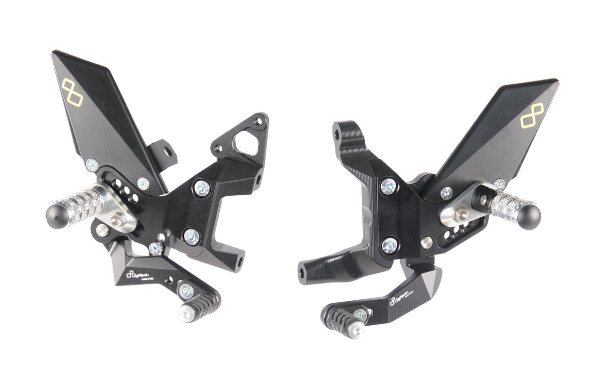 LIGHTECH ADJUSTABLE FOOTPEGS FIXED FOOTREST DUCATI PANIGALE 899/959/1199/1299/V
