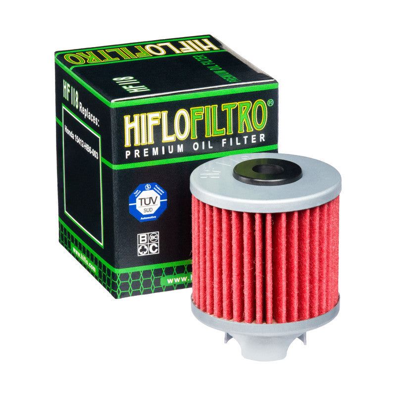 Filtro de aceite HIFLO HF118 PARA HONDA TRX 125