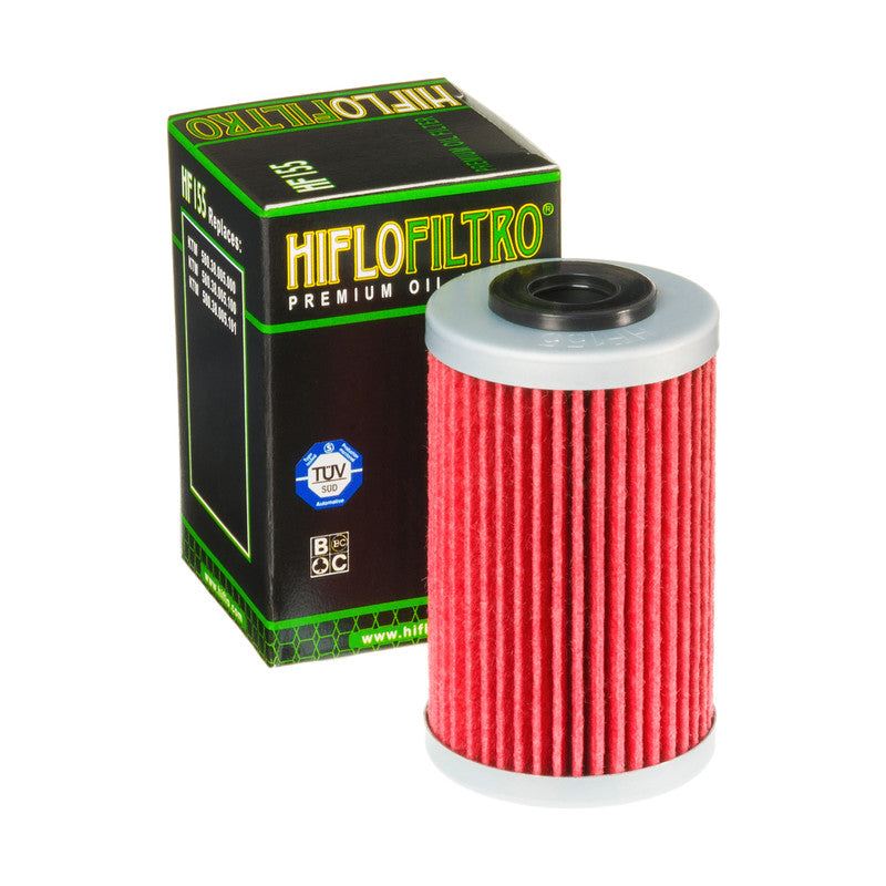 HIFLO Filtro olio HF155 BETA 250 / 400 / 450 RR, HUSQVARNA SVARTPILEN, KTM DUKE,