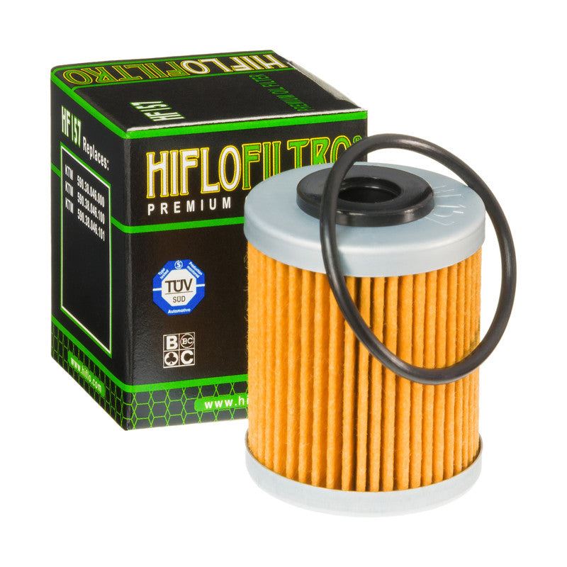 HIFLO Filtro olio HF157 BETA 250 / 400 / 450 / 525 RR ENDURO, KTM SECONDO FILTRO