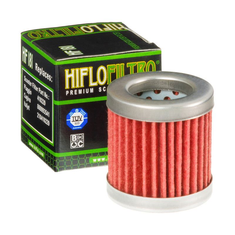 HIFLO Filtro olio HF181 PIAGGIO 125 VESPA ET4, LIBERTY 125, HEXAGON, APRILIA HAB