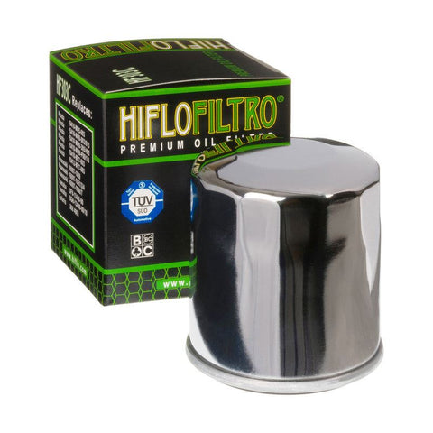 HIFLO Filtro olio HF303C CROMATO HONDA, YAMAHA, KAWASAKI, POLARIS