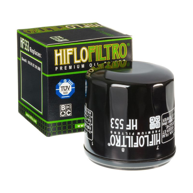 HIFLO Oil Filter HF553 BENELLI 900 TORNADO, 1130 TNT, TRONADO, TRE K