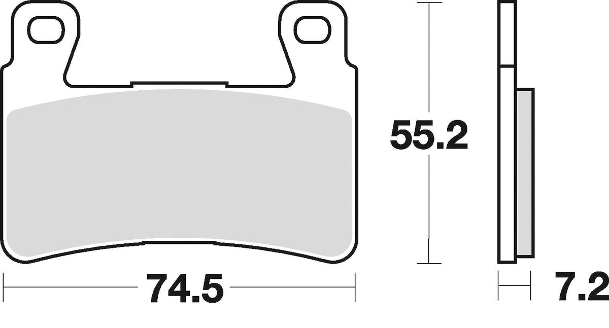 BRAKING pastillas de freno 827SM1 Delantero