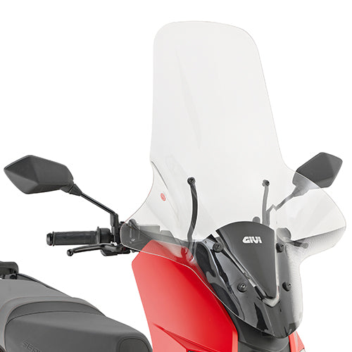 GIVI 9541A PARABREZZA TRASPARENTE 81,5 X 64,5 CM SEAT MÒ 125 22 - 23