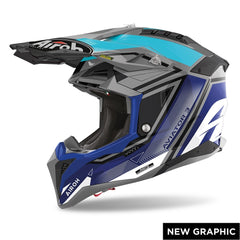 AIROH Cross helmet AVIATOR 3 SPIN OFF ROAD in carbon