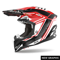 AIROH Cross helmet AVIATOR 3 SPIN OFF ROAD in carbon